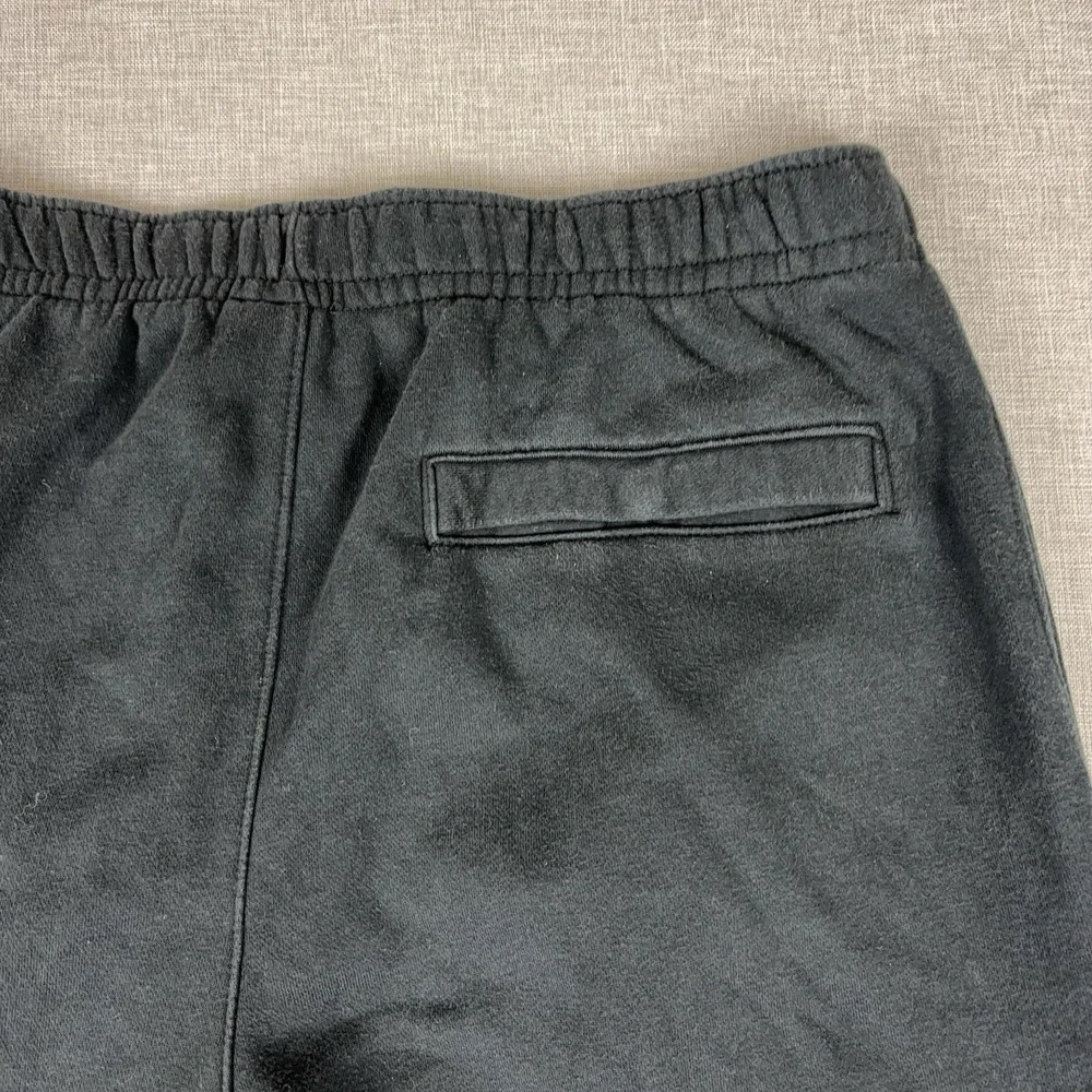Nike Sweatpants Mens Large Black Fleece Slim Tapered Drawstring Pockets